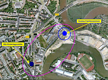 Zukünftiges Familienzentrum Kita Folkert-Potrykus-Straße