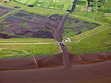 220 Hektar großer Polder im Süden der Luneplate