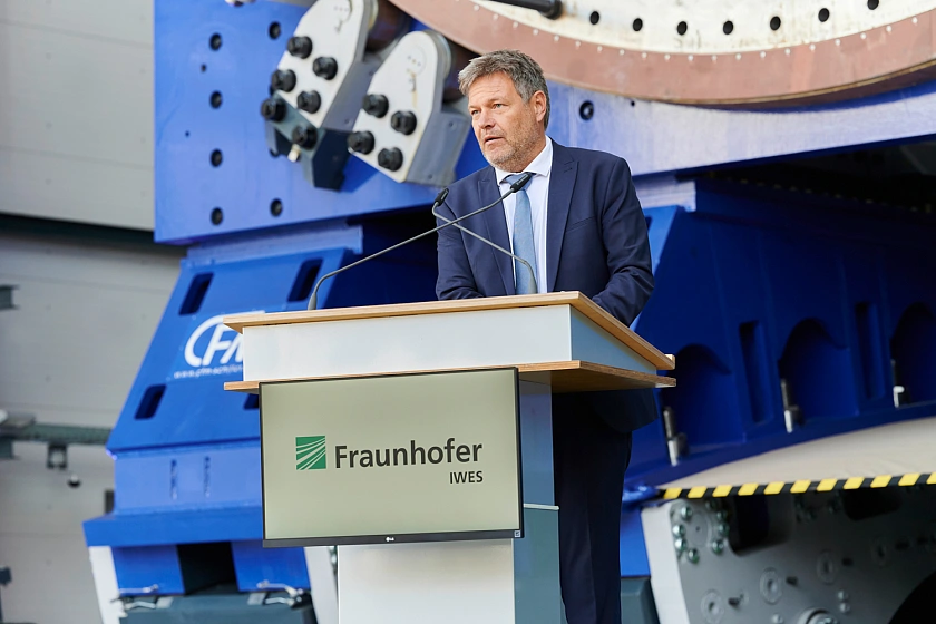 Bundesminister für Wirtschaft und Klimaschutz Robert Habec