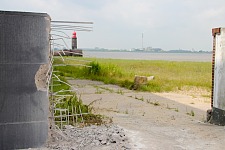 Öffnung Hochwasserschutzwand