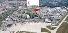 Zukünftiger Standort des EcoMat in der Airport Stadt.