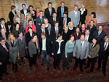 Gruppenbild bei der Veranstaltung Beruf und Familie