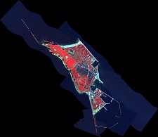 Aufnahme der Insel Helgoland als georeferenziertes