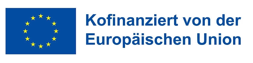 Logospreview Flagge mit Förderzusatz Kofinanziert