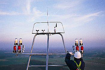 Foto Gefahrfeuersystem für Windenergieanlagen