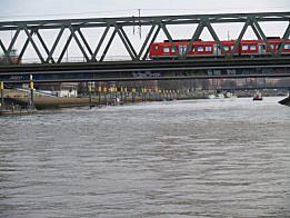 Foto Eisenbahnbrücke über Weser