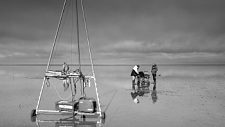 Die Bremerhavener Fielax GmbH führt Testmessungen in der Nordsee durch 