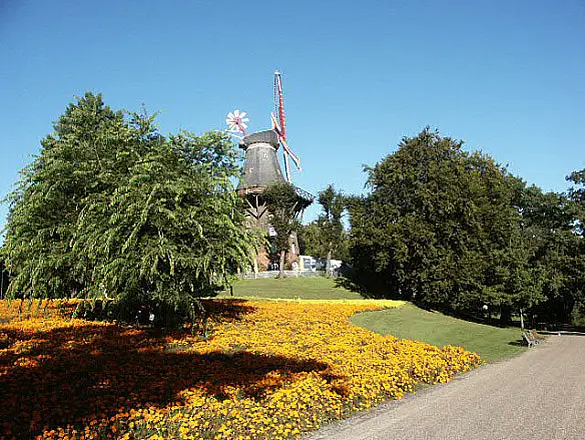 Foto The mill on the wall