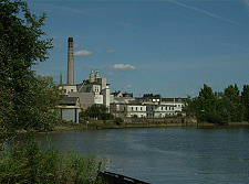 Kistner site with the factory buildings. 