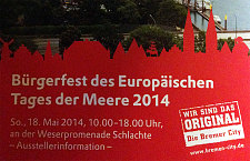 Flyer zum Tag der Meere