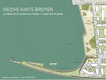 Map with the planning area