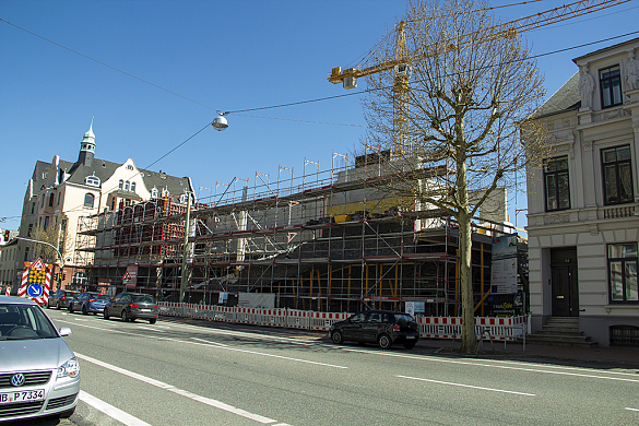 Das Kistner-Gelände, zentral gelegen an der Hafenstraße