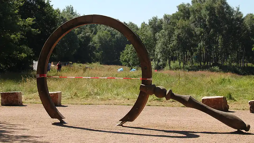 Lupe im Eingangsbereich