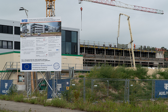 EFRE fördert den Erweiterungsbau für die Bremer Spitzenforschung.