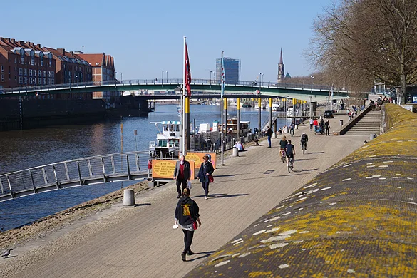 So geht flanieren in Bremen.