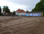 Bauarbeiten im Park am Weserwehr