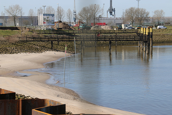 Arbeiten am Weg zum Mohlenturm