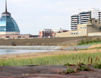 Looking towards downtown