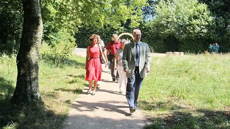 Rundgang &uuml;ber das umgestaltetetAreal