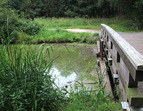 Robuste Brücke am Erikasee