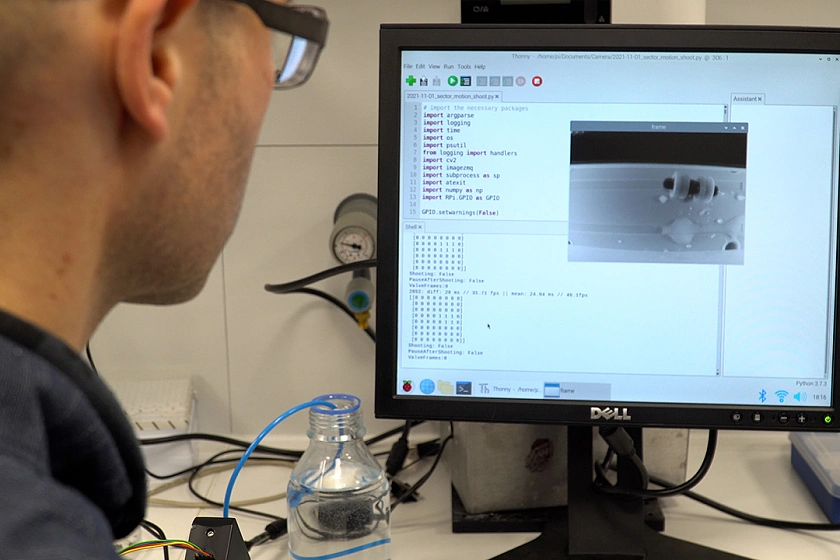 Kamerasystem erfasst die Bienen