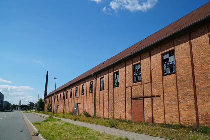 Speichergebäude auf dem Gelände