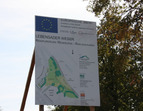 EFRE-Schild Baumaßnahme Rablinghausen