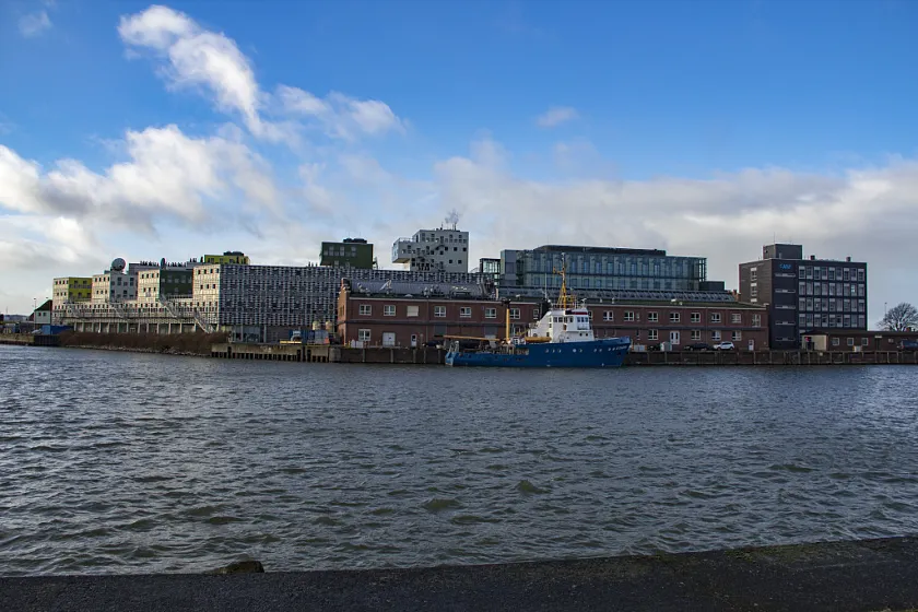 Baustelle im Januar 2021