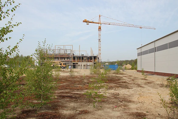 Baustelle im Sommer 2013