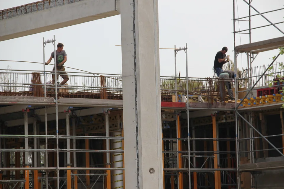 Laufende Bauarbeiten