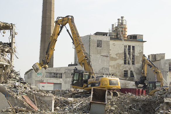 Bagger im Einsatz