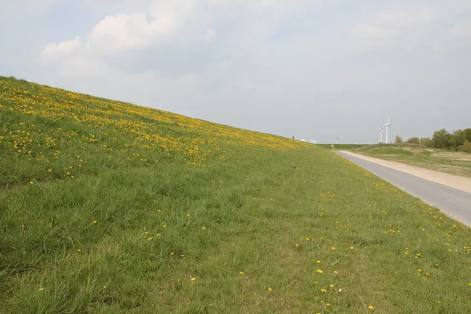 Deich an der Luneplate