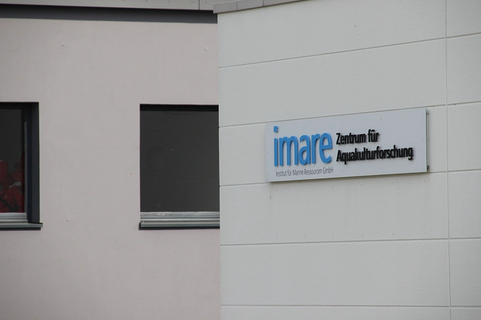 IMARE Schild Geb&auml;ude F&E Meile Bremerhaven