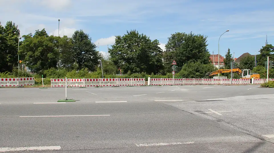 Baustelle Elbinger Platz