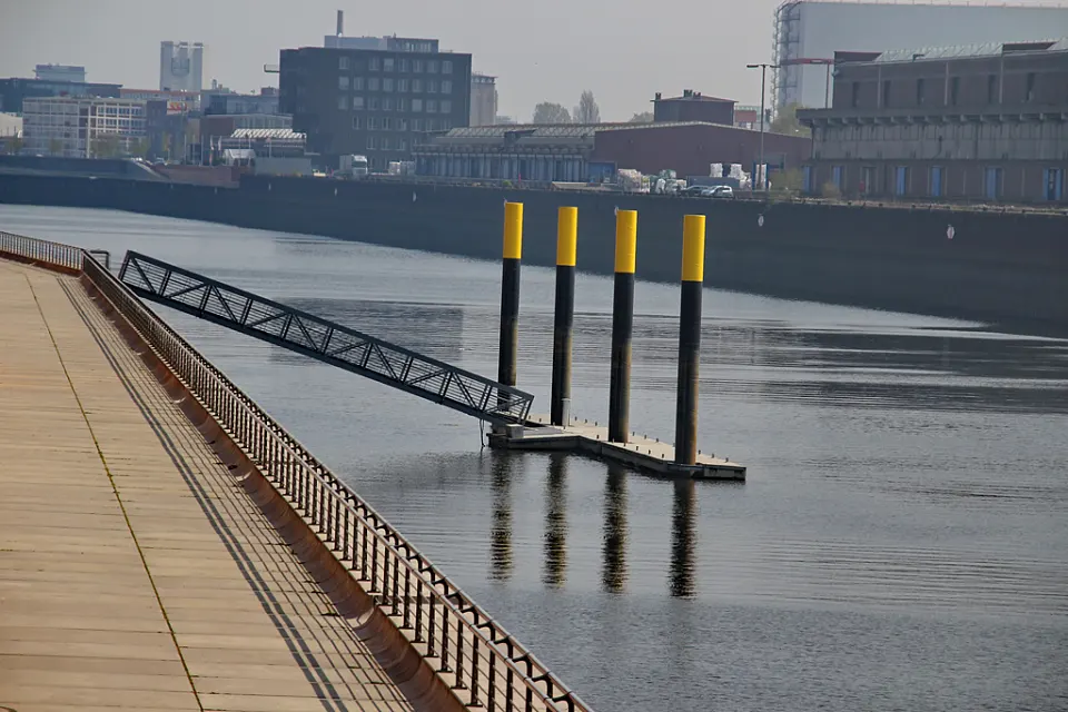 Anleger in der &Uuml;berseestadt