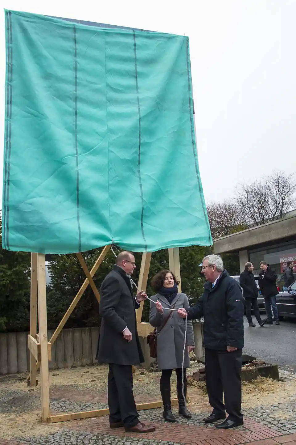 Paul B&ouml;deker, Carolin Kountchev und Nils Schnorrenberger