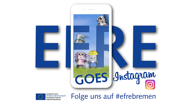 Instagram Aufruf mit EFRE Helden