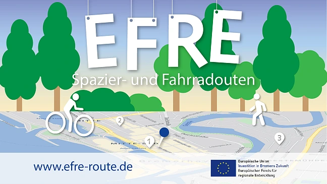 EFRE-Spazier- und Fahrradrouten