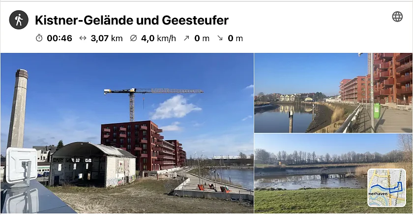 Kistner-Gelände und Geesteufer