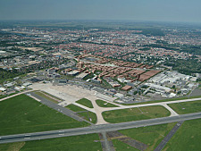 Luftaufnahme Airport Stadt