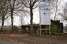 EFRE sign in front of the future construction site