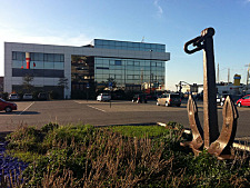 Gebäude im Fischereihafen