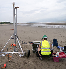 Testmessung an der Nordsee